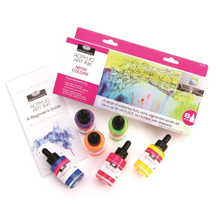 Akril tinta Royal & Langnickel neon színek 6 x 30 ml (3)