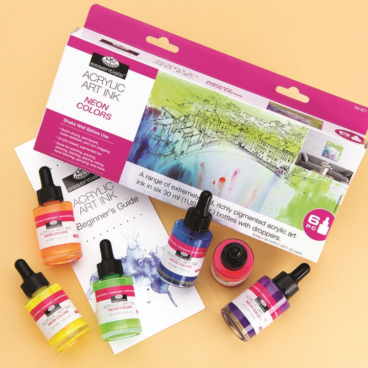 Akril tinta Royal & Langnickel neon színek 6 x 30 ml (6)