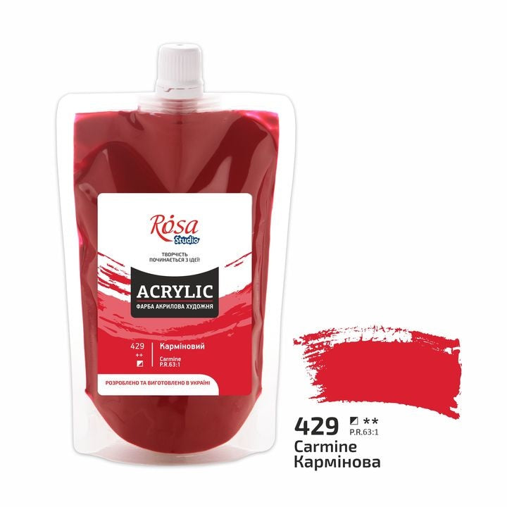 Akrilfesték, 200 ml, ROSA STUDIO | különböző színek - Kék (417)