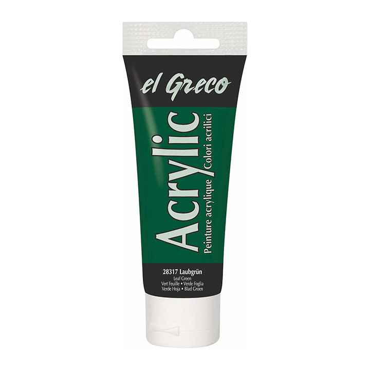 Akrilfesték El Greco 75 ml - Lombzöld