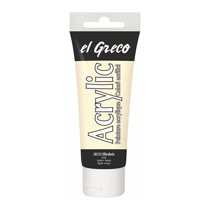 Akrilfesték El Greco 75 ml - Elefántcsont