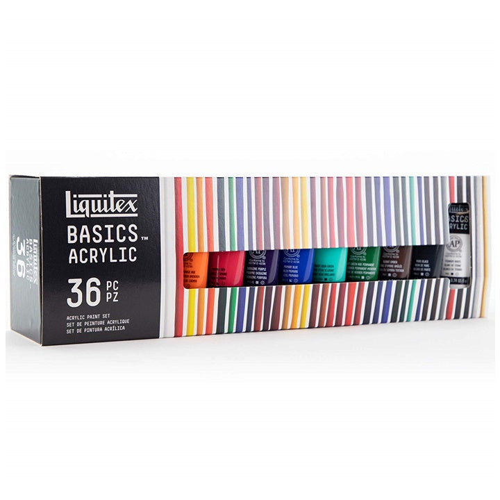 Akrilfesték készlet Liquitex Basics - 36x22 ml