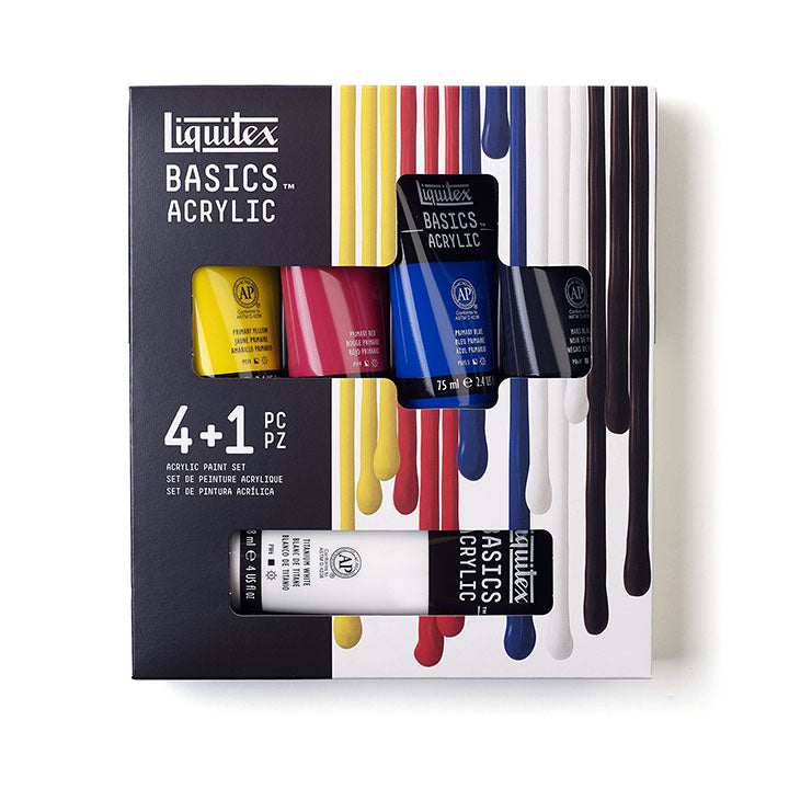 Akrilfesték készlet Liquitex Basics / 4x75 ml + 1x118ml