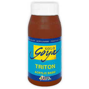 Akrilfesték Solo Goya TRITON 750 ml - Sötét oxidbarna