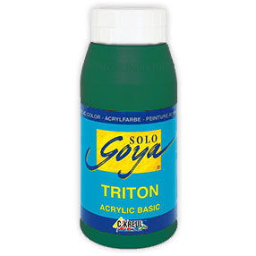 Akrilfesték Solo Goya TRITON 750 ml - Sötétzöld