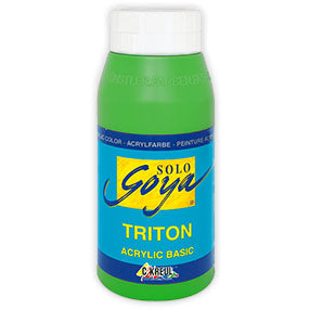 Akrilfesték Solo Goya TRITON 750 ml - Sárgászöld