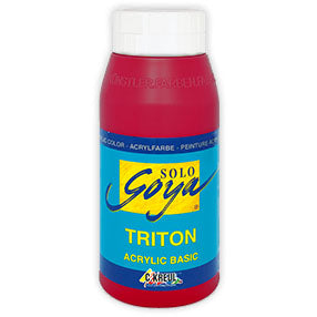 Akrilfesték Solo Goya TRITON 750 ml - Kárminvörös