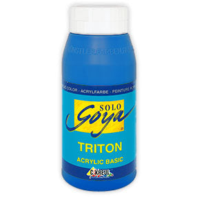 Akrilfesték Solo Goya TRITON 750 ml - Elsődleges kék