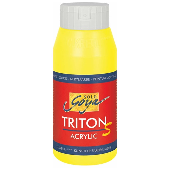 Akrilfesték Solo Goya Triton S 750 ml - Citromsárga