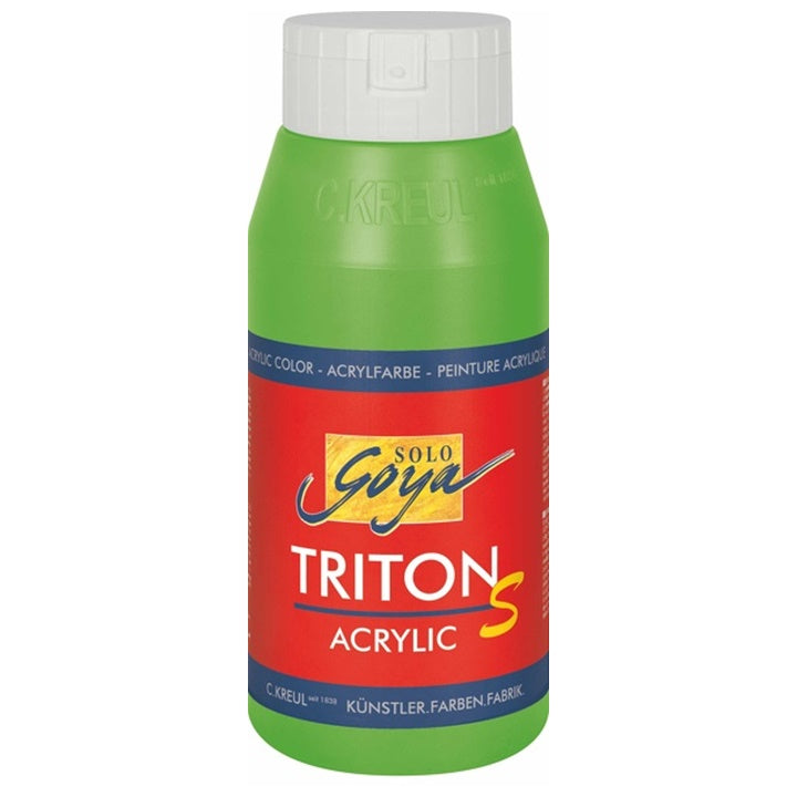 Akrilfesték Solo Goya Triton S 750 ml - Sárgászöld