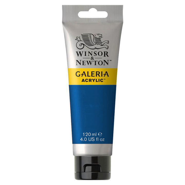 Akrilfesték Winsor & Newton Galeria 120 ml - Cerulean kék árnyalat