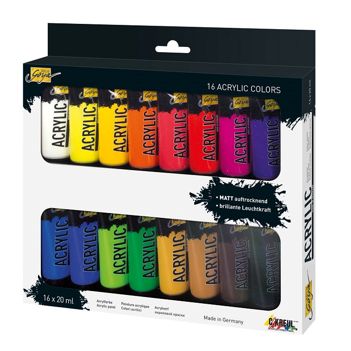 Akrilfestékek Solo Goya / szett 16 x 20 ml