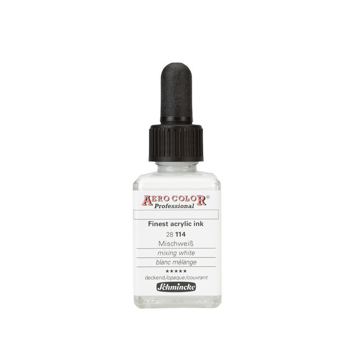 Akril tinta Schmincke AERO COLOR Professional Standard 28 ml – 114 fehér keverés