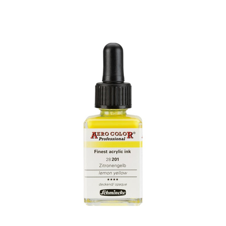 Akril tinta Schmincke AERO COLOR Professional Standard 28 ml – 201 Citromsárga