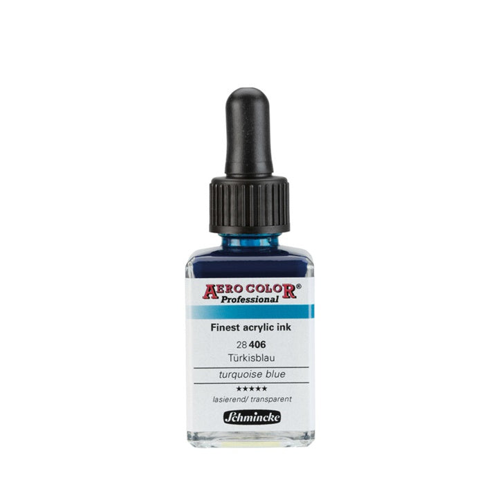 Akril tinta Schmincke AERO COLOR Professional Standard 28 ml – 406 Türkizkék