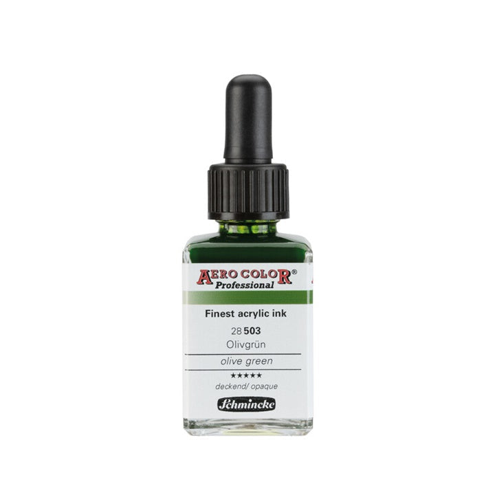 Akril tinta Schmincke AERO COLOR Professional Standard 28 ml – 503 Olíva zöld