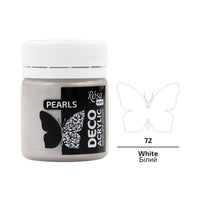ROSA TALENT Pearl akril dekorációs festék 20 ml – 72 Fehér