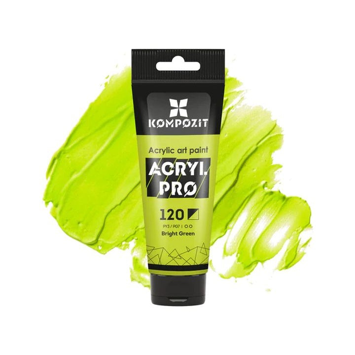 ACRYL PRO ART Composite akril festék 75 ml – 120 világoszöld