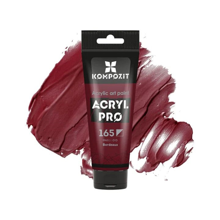 ACRYL PRO ART Composite akril festék 75 ml – 165 bordó