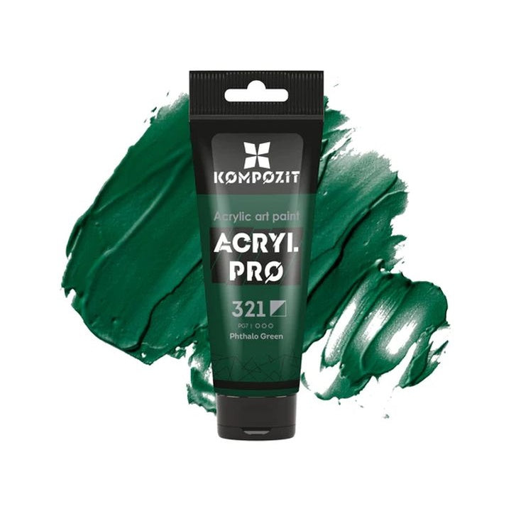 ACRYL PRO ART Composite akril festék 75 ml – 321 ftalazöld