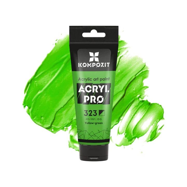ACRYL PRO ART Composite akril festék 75 ml – 323 sárga-zöld