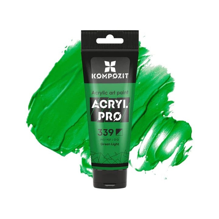 ACRYL PRO ART Composite akril festék 75 ml – 339 világoszöld