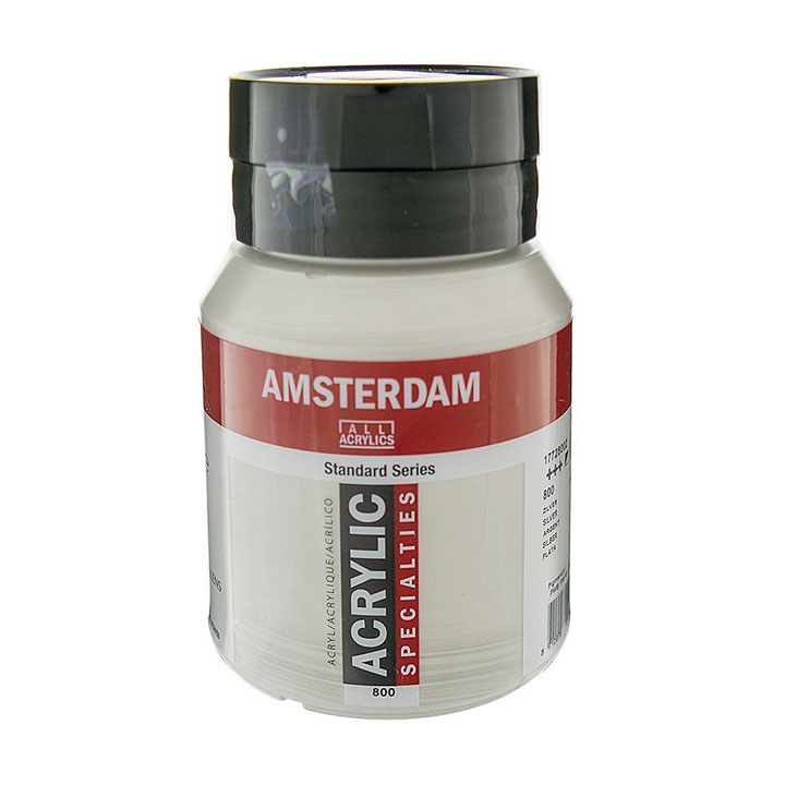 Akrilfesték Amsterdam Standard Series 500 ml – 800 Silver