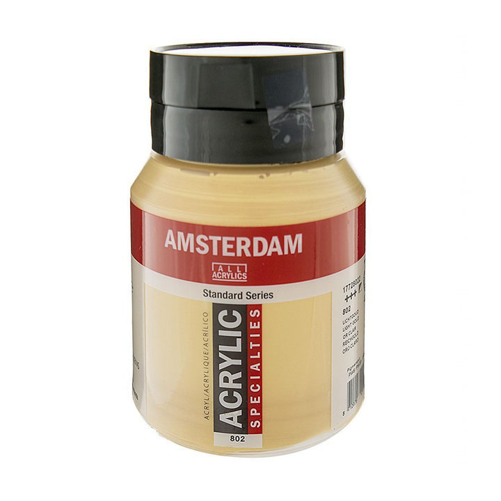 Akrilfesték Amsterdam Standard Series 500 ml – 802 Light Gold