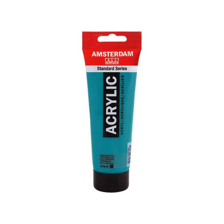 Amsterdam Standart Series akrilfesték 250 ml – 522 Turquoise Blue
