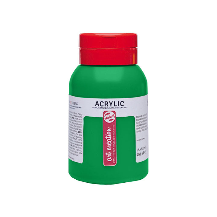 ArtCreation Essentials  akrilfesték 750 ml – permanens világoszöld - 618