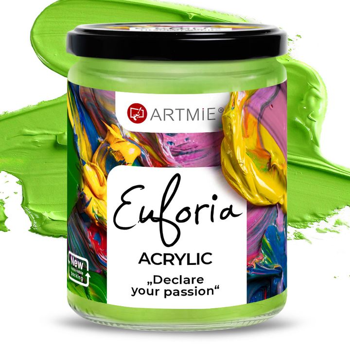 Akrilfesték ARTMIE EUFORIA 430 ml – 323 sárga-zöld