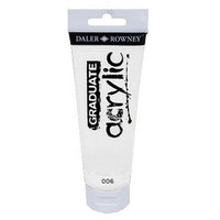 Akrilfesték Daler-Rowney GRADUATE 120 ml – 006 Mixing white