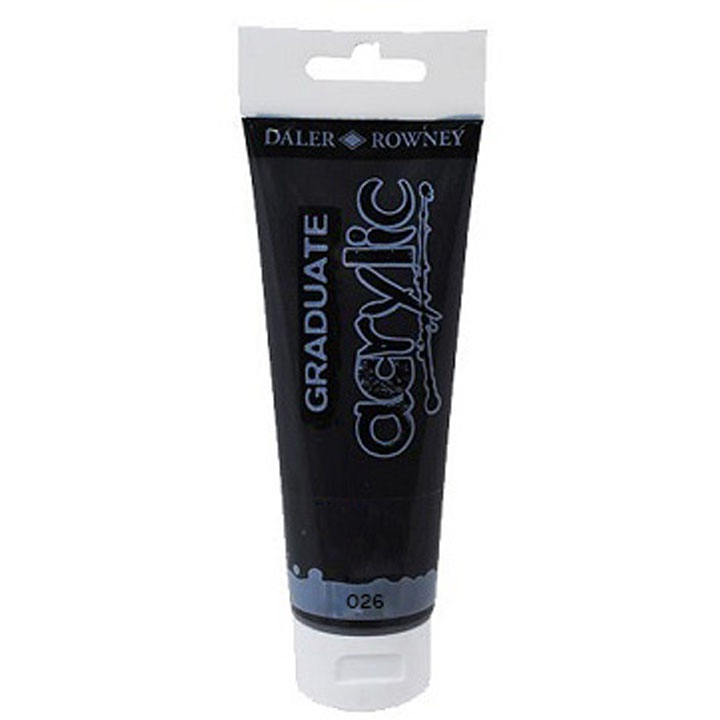 Akrilfesték Daler-Rowney GRADUATE 120 ml – 026 Black