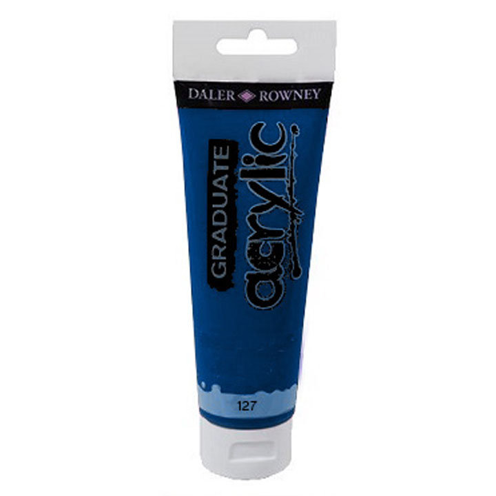 Akrilfesték Daler-Rowney GRADUATE 120 ml – 127 Indigo