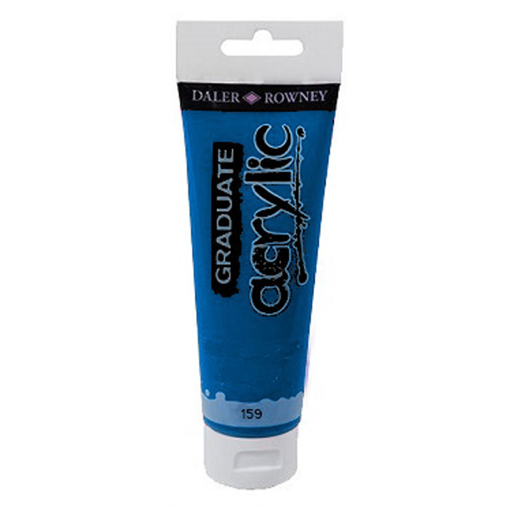 Akrilfesték Daler-Rowney GRADUATE 120 ml – 159 Primary blue