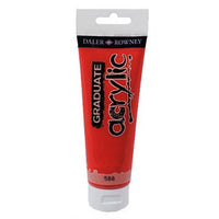 Akrilfesték Daler-Rowney GRADUATE 120 ml – 588 Vermilion hue