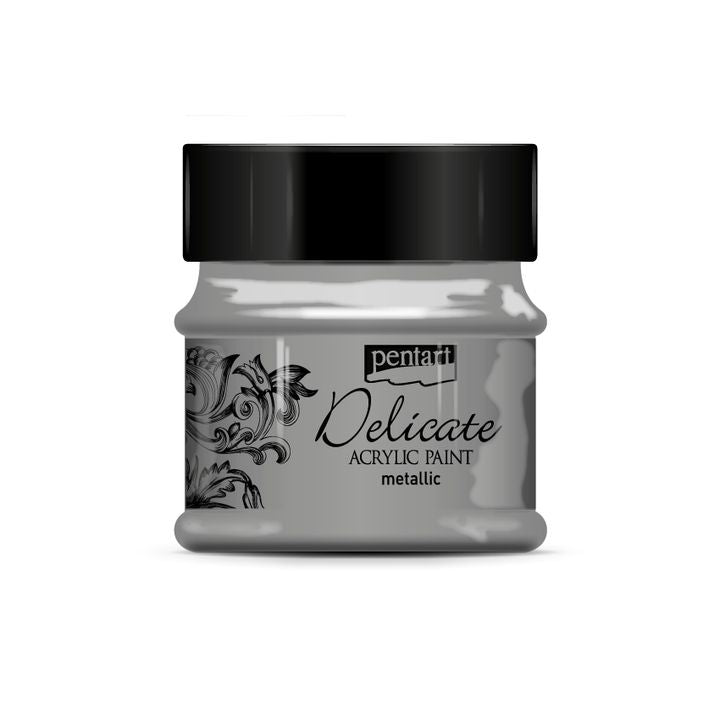 Akrilfesték Delicate metál 50ml – antique silver