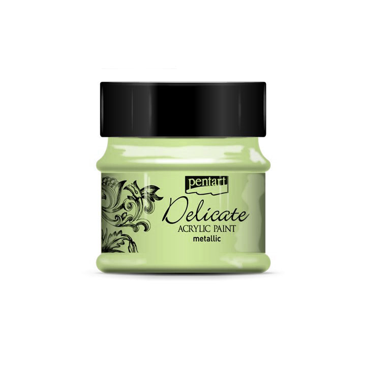 Akrilfesték Delicate metál 50ml – white gold