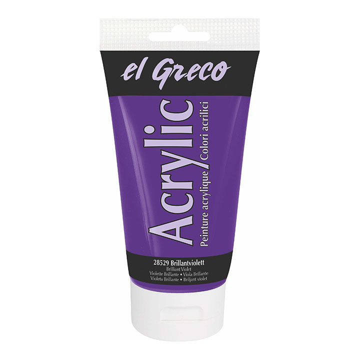 Akrilfesték El Greco 150 ml – Brilliant Violet