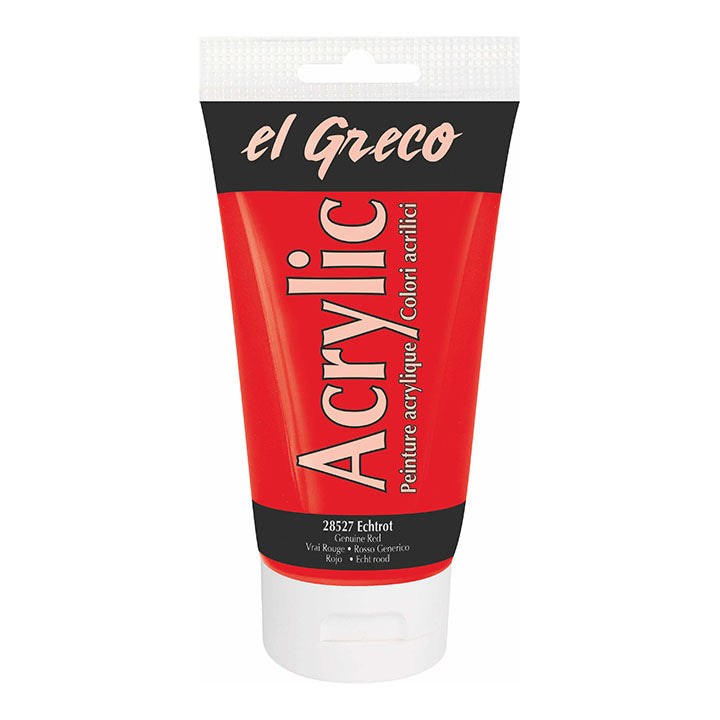 Akrilfesték El Greco 150 ml – Genuine Red