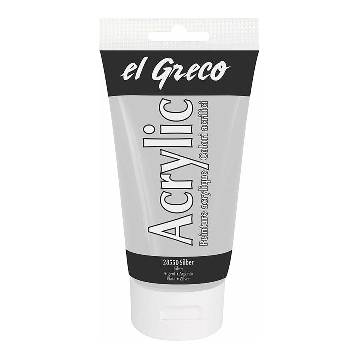 Akrilfesték El Greco 150 ml – Silver