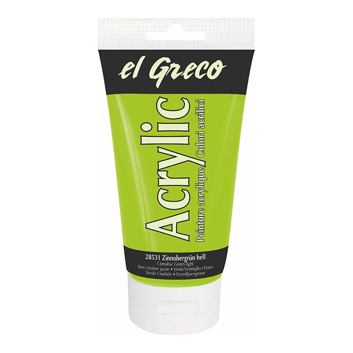Akrilfesték El Greco 150 ml – Light Vermilion Green
