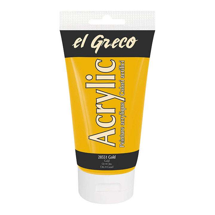 Akrilfesték El Greco 150 ml – Gold
