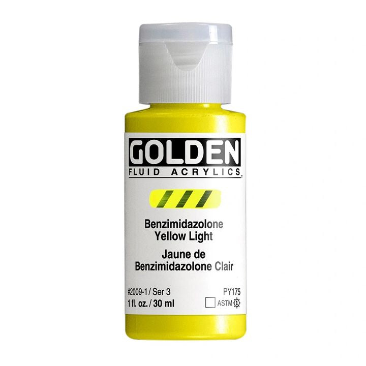 GOLDEN folyékony akrilfesték 118 ml – 2009 benzimidazolon világossárga