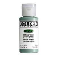 GOLDEN folyékony akrilfesték 118 ml – 2275 ftalazöld (sárga árnyalat)