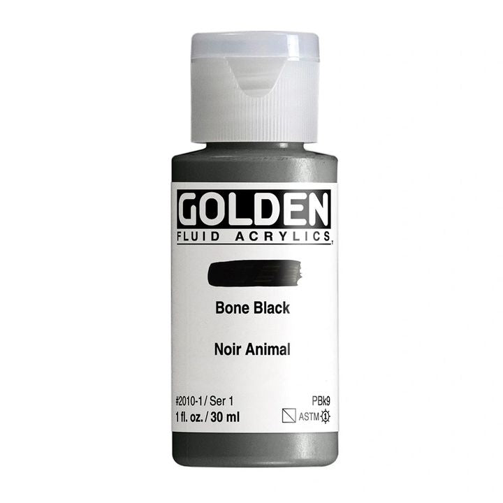 GOLDEN folyékony akrilfesték 30 ml – 2010 csont fekete