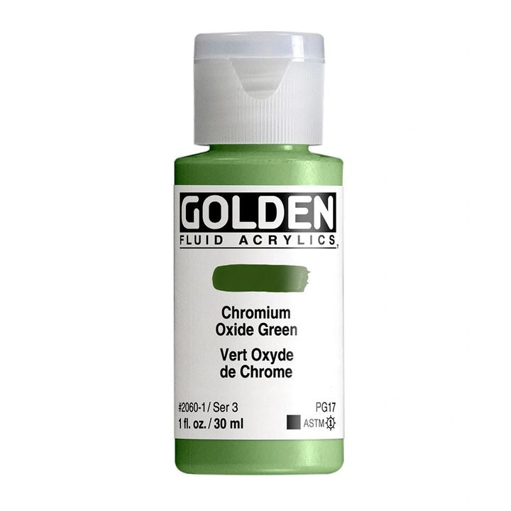 GOLDEN folyékony akrilfesték 30 ml – 2060 króm-oxid zöld