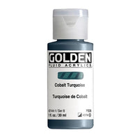 GOLDEN folyékony akrilfesték 30 ml – 2144 kobalt türkiz