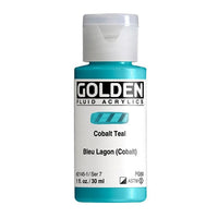 GOLDEN folyékony akrilfesték 30 ml – 2145 kobalt teal
