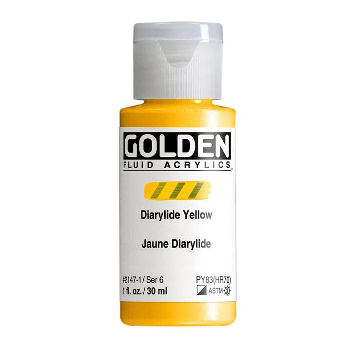 GOLDEN folyékony akrilfesték 30 ml – 2147 pigment sárga